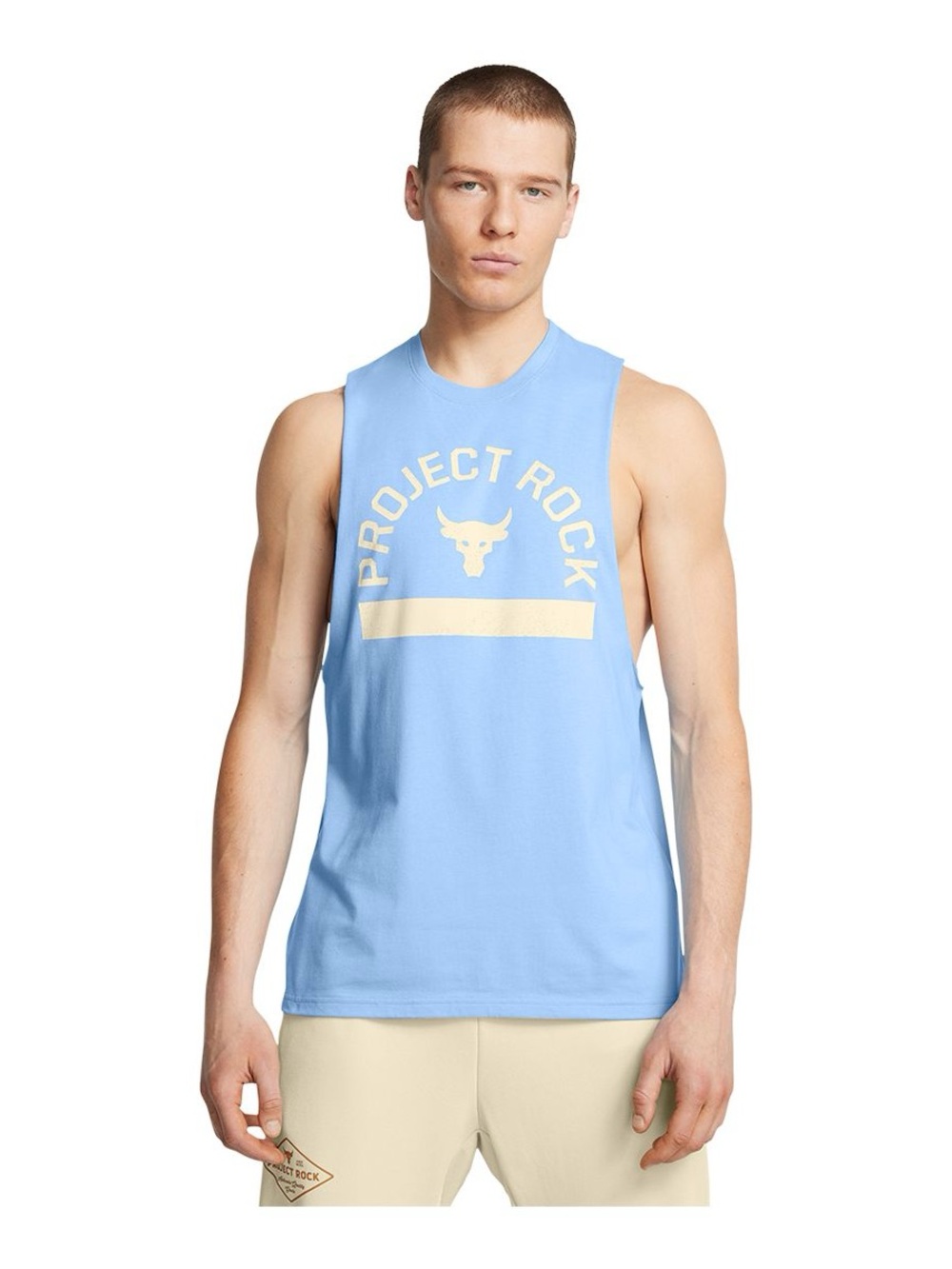 BRAND NEW men under armour project dwayne the rock payoff graphic tank size M